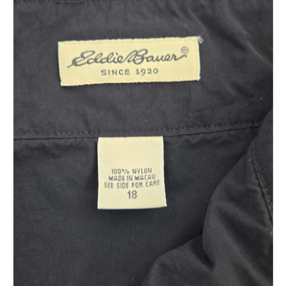 Eddie Bauer | Black, Nylon, Skort | Size 18 - Picture 4 of 5